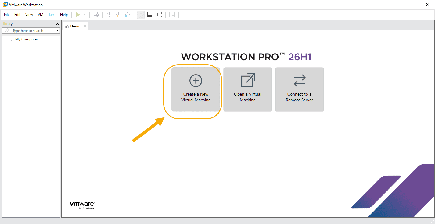 ساخت یک ماشین مجازی (Virtual Machine) و نصب ویندوز 11 بر روی آن، در نرم افزار VMware Workstation