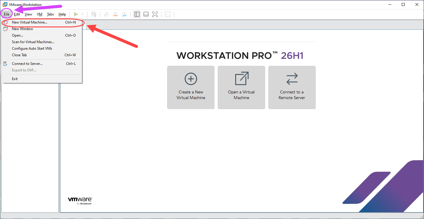 ساخت یک ماشین مجازی (Virtual Machine) و نصب ویندوز 11 بر روی آن، در نرم افزار VMware Workstation