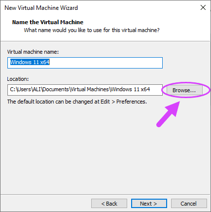 ساخت یک ماشین مجازی (Virtual Machine) و نصب ویندوز 11 بر روی آن، در نرم افزار VMware Workstation