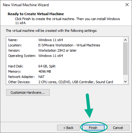ساخت یک ماشین مجازی (Virtual Machine) و نصب ویندوز 11 بر روی آن، در نرم افزار VMware Workstation