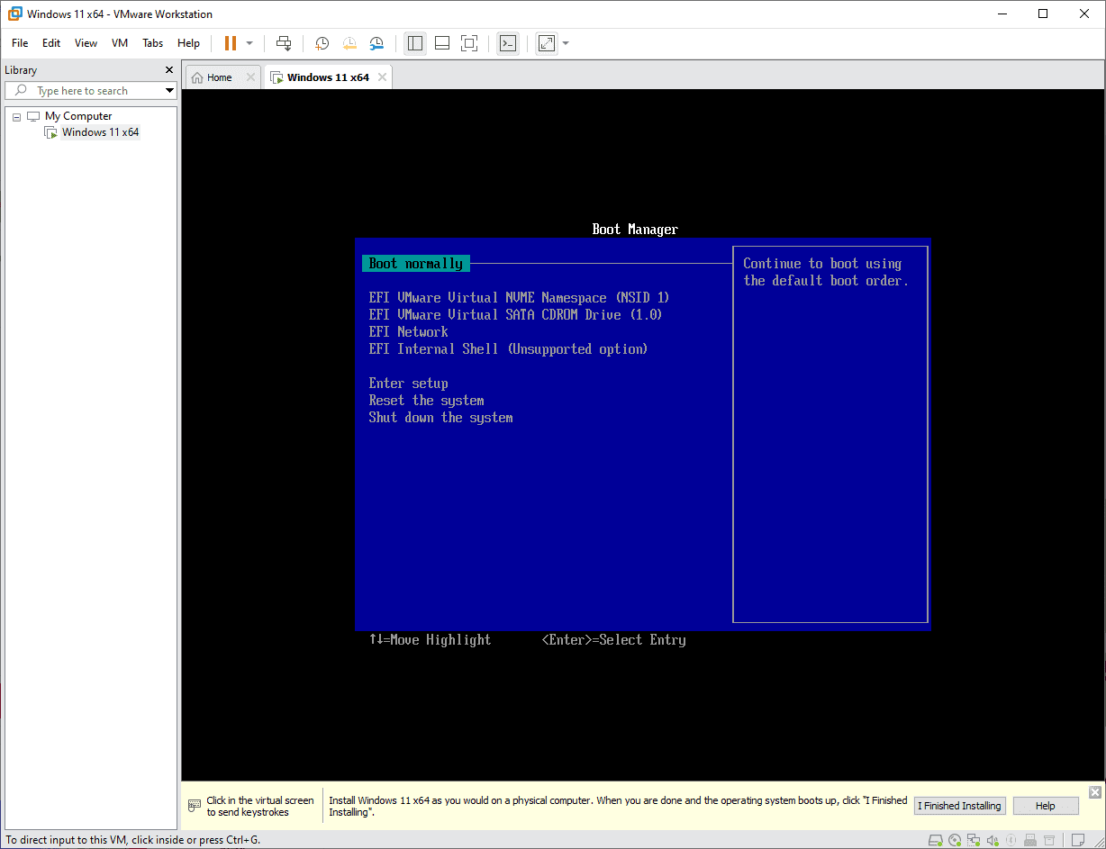 ساخت یک ماشین مجازی (Virtual Machine) و نصب ویندوز 11 بر روی آن، در نرم افزار VMware Workstation