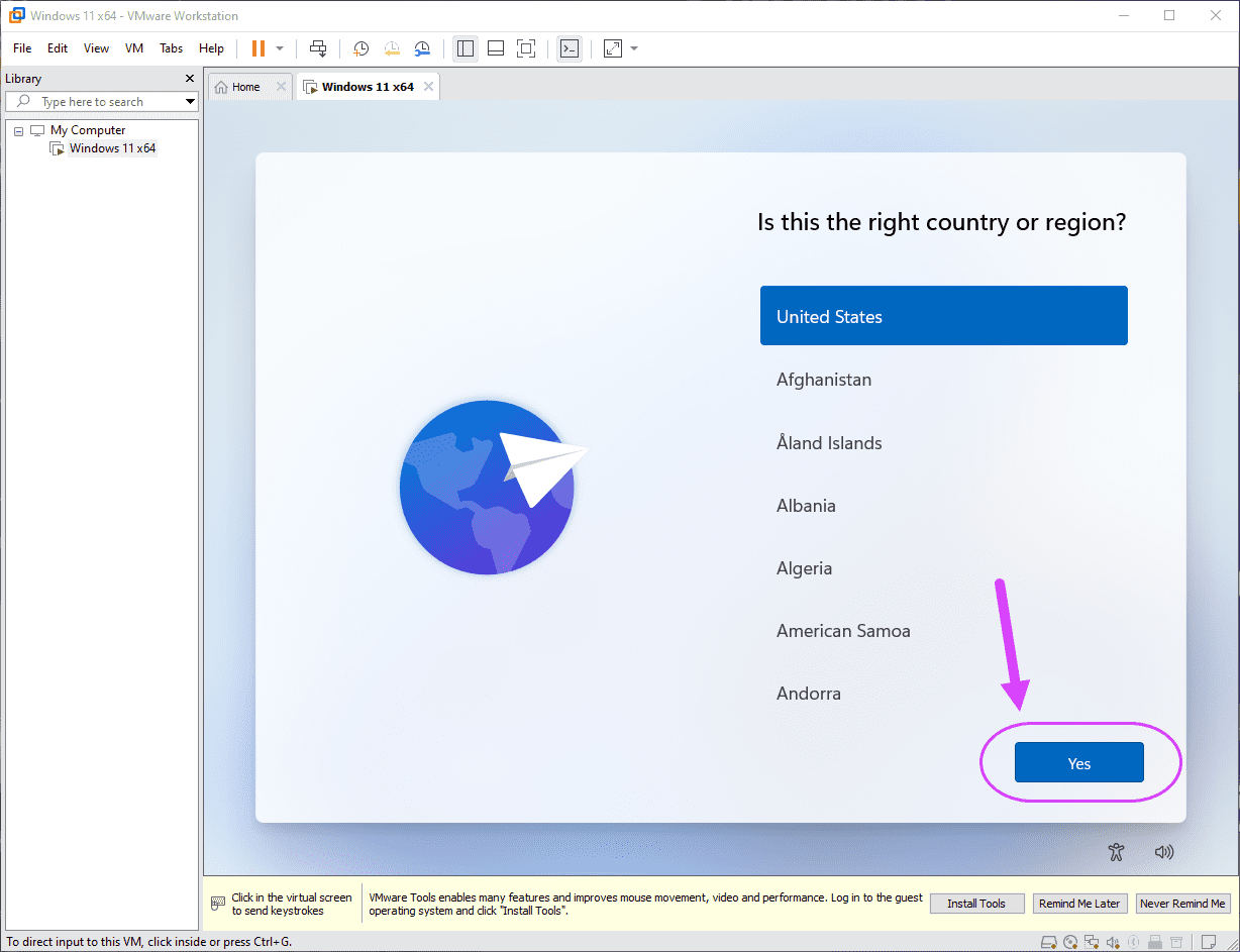 ساخت یک ماشین مجازی (Virtual Machine) و نصب ویندوز 11 بر روی آن، در نرم افزار VMware Workstation