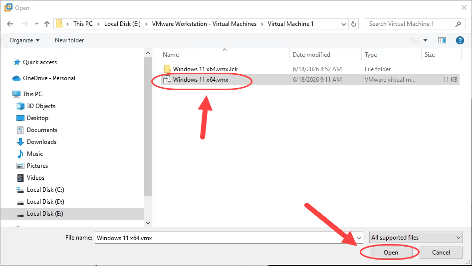 جابجا کردن محل قرارگیری فایل های یک ماشین مجازی (Virtual Machine)، در نرم افزار VMware Workstation