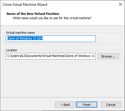 ساخت یک کپی از یک ماشین مجازی (Virtual Machine) موجود (Clone کردن)، در نرم افزار VMware Workstation