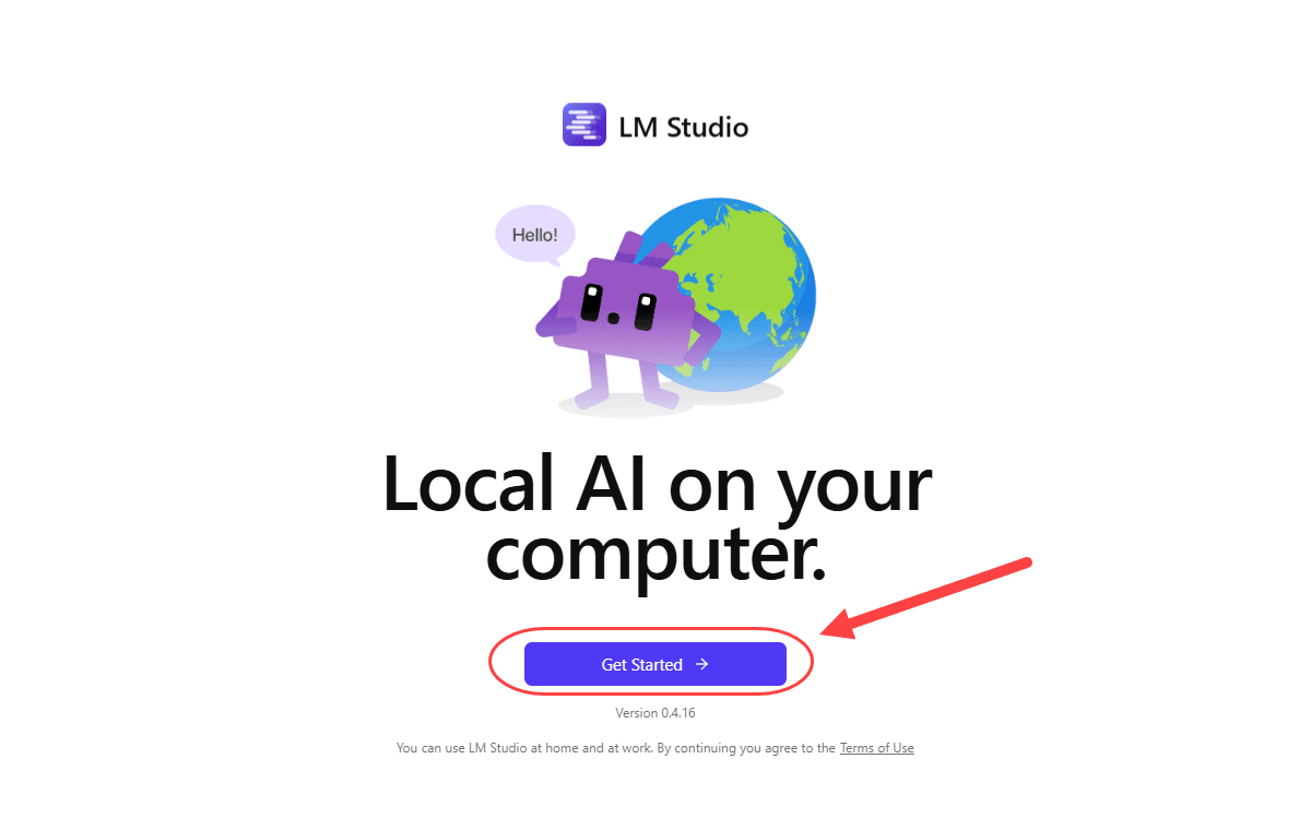 نصب نرم افزار LM Studio