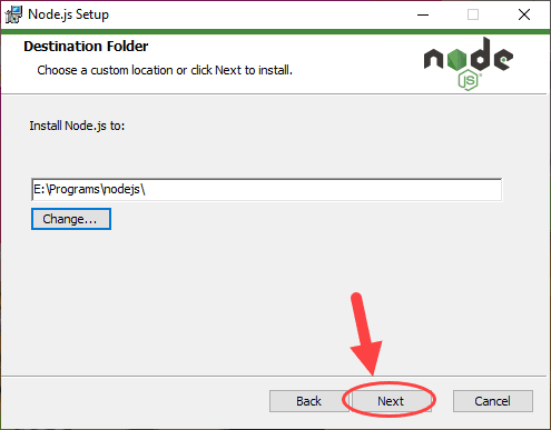 نصب Node.js ، بر روی ویندوز