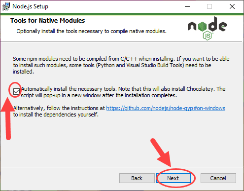 نصب Node.js ، بر روی ویندوز
