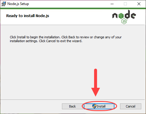نصب Node.js ، بر روی ویندوز