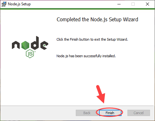 نصب Node.js ، بر روی ویندوز