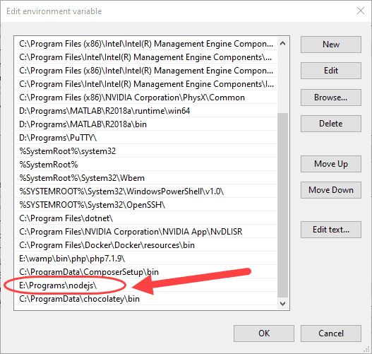 برطرف کردن مشکل ناشناخته بودن دستور npm ، در خط فرمان ویندوز (Windows Command Prompt)