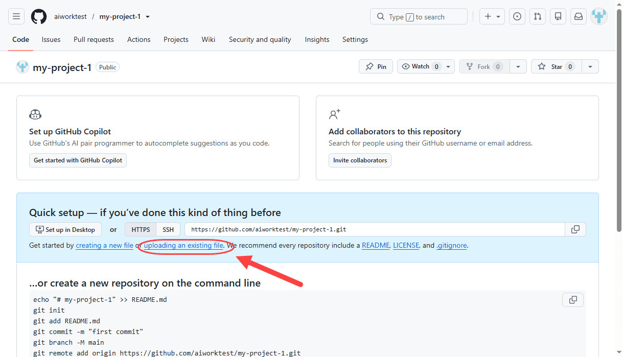 ساخت یک مخزن (Repository) کاملا خالی (بدون هیچ فایلی)، در GitHub