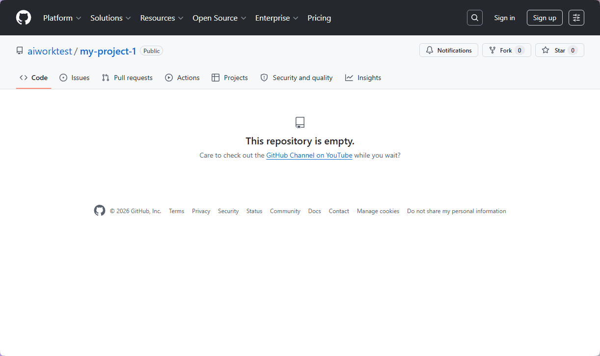 ساخت یک مخزن (Repository) در کامپیوتر شخصی خود و ساخت یک فایل README.md برای آن و ارسال (push کردن) آن به مخزن (Repository) درون GitHub ، در GitHub