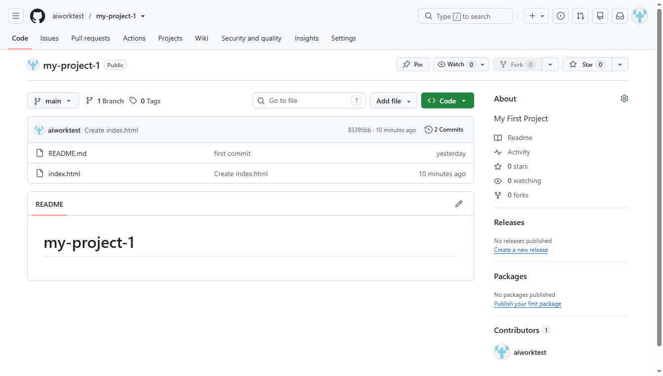 آپلود (Upload) یک فایل در مخزن (Repository) درون GitHub و ایجاد یک کامیت (Commit)، در وب سایت github.com ، در GitHub