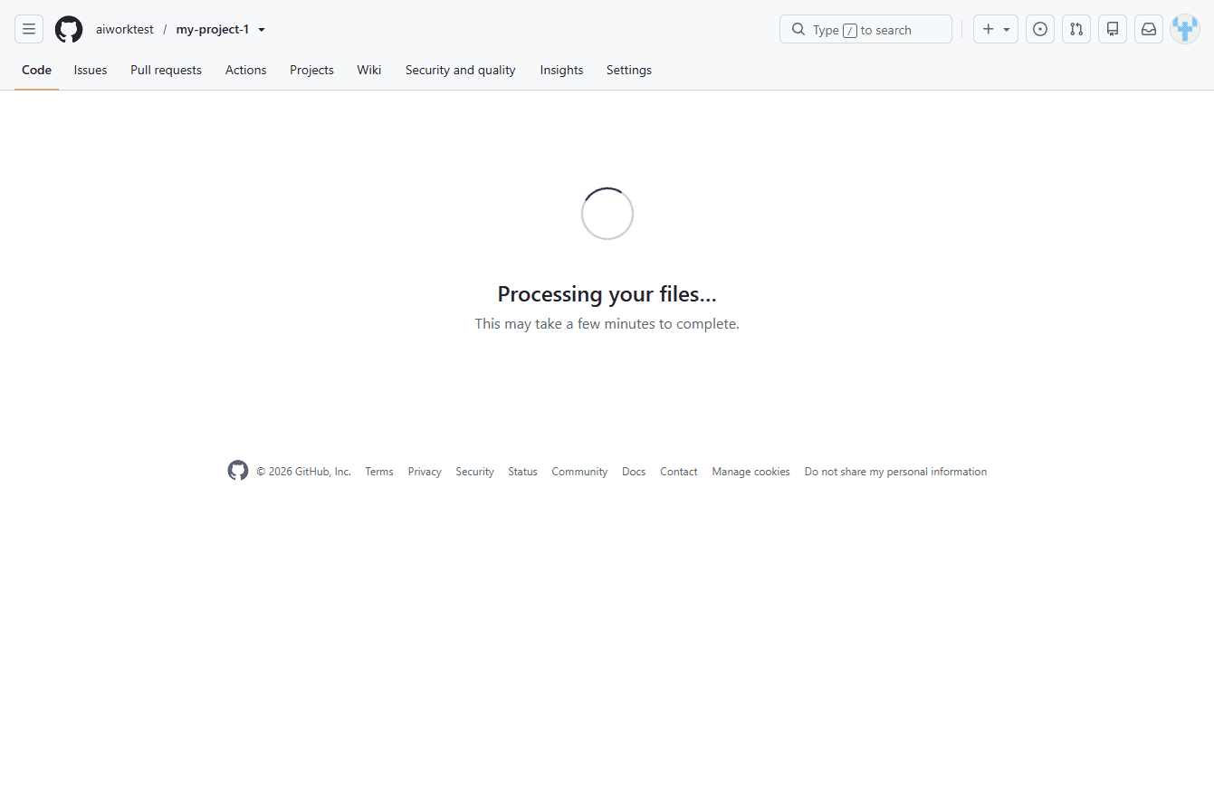 آپلود (Upload) یک فایل در مخزن (Repository) درون GitHub و ایجاد یک کامیت (Commit)، در وب سایت github.com ، در GitHub