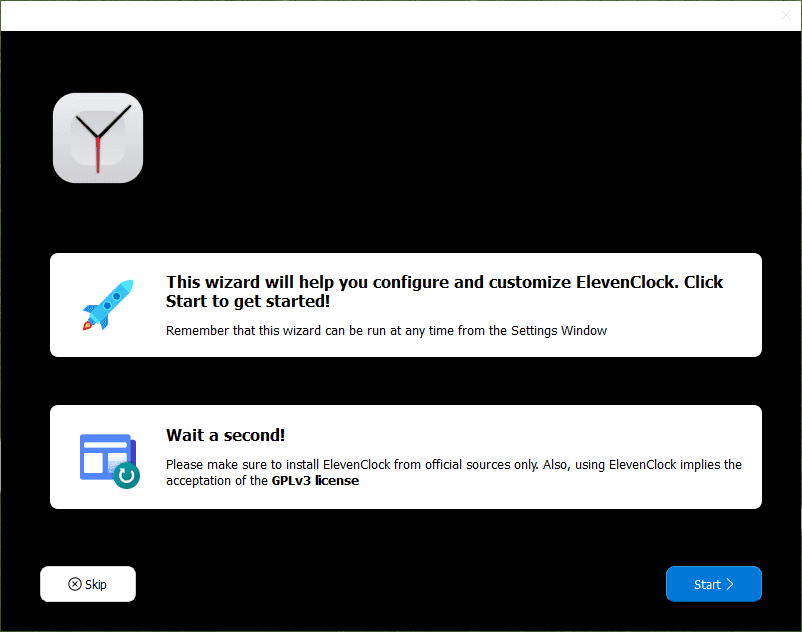نرم افزار ElevenClock ، برای نمایش ساعت و تاریخ با ظاهر و ویژگی های دلخواه، در موقعیتی دلخواه از صفحه ویندوز (جدا از ساعت اصلی ویندوز)