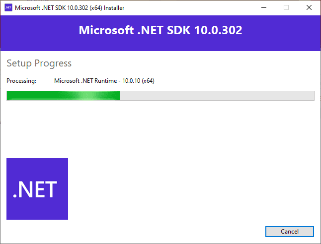 نصب NET. برای ویندوز