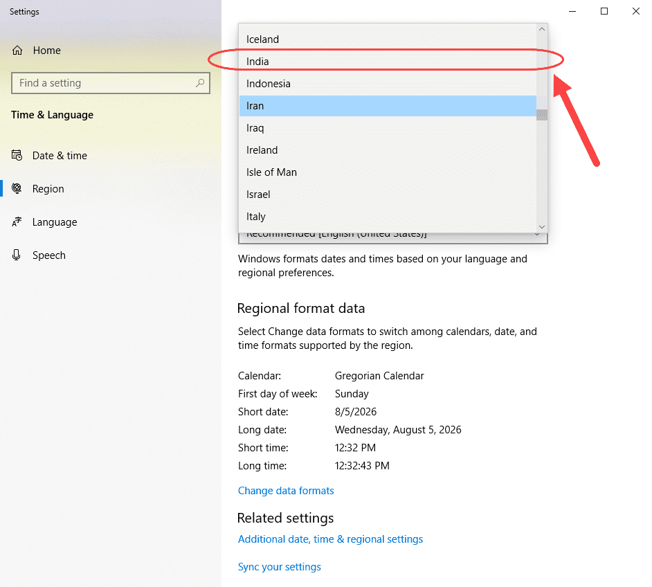 برطرف کردن مشکل عدم نصب نرم افزارهای مخصوص ویندوز در فروشگاه Microsoft Store برای کاربران ایرانی (رفع مشکل Region)، در ویندوز (Windows)