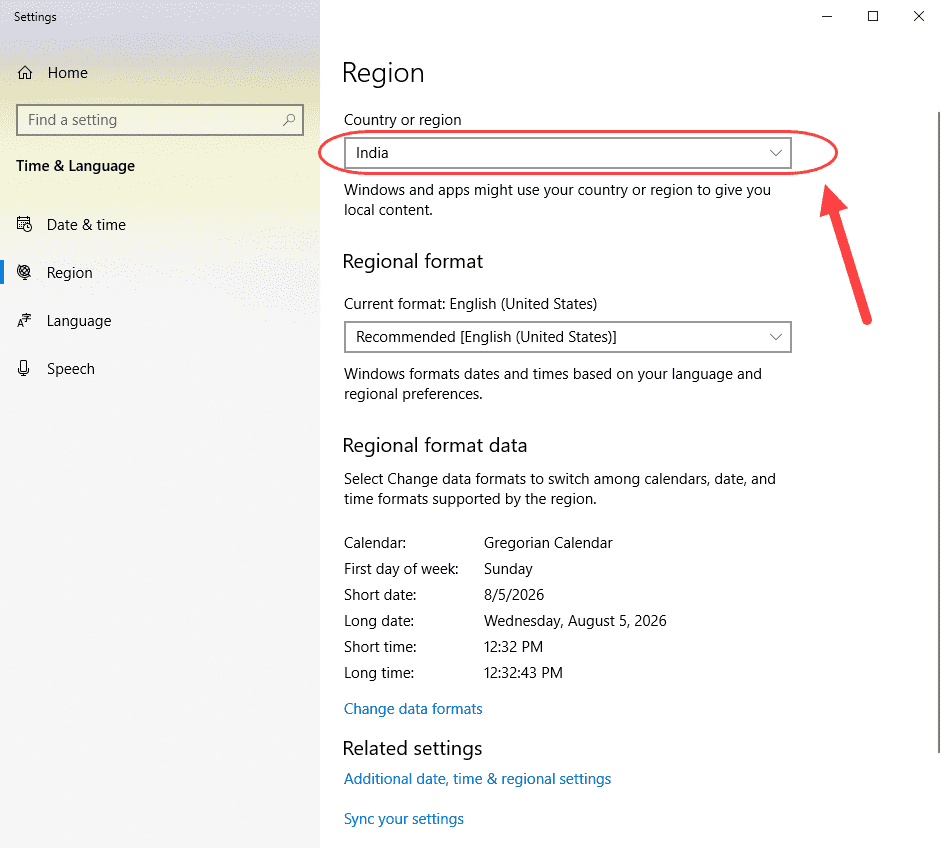 برطرف کردن مشکل عدم نصب نرم افزارهای مخصوص ویندوز در فروشگاه Microsoft Store برای کاربران ایرانی (رفع مشکل Region)، در ویندوز (Windows)